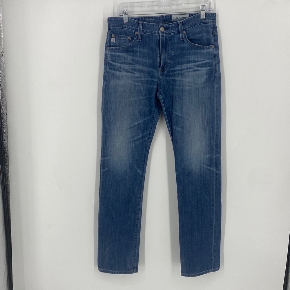 AG Adriano Goldschmied The Everett Slim Straight Mid Rise Jeans